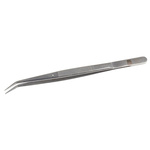 RS PRO 155 mm, Stainless Steel, Serrated, Tweezers