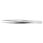 RS PRO 120 mm, Stainless Steel, Tweezers