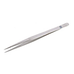 RS PRO 140 mm, Stainless Steel, Tweezers