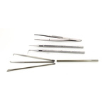 RS PRO Stainless Steel, Tweezer Set