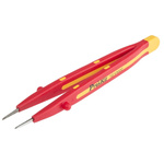 RS PRO 160 mm, Stainless Steel, Rounded, Tweezers