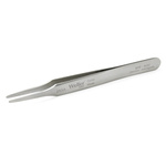 Weller Erem 120 mm, Stainless Steel, Flat; Rounded, Tweezers