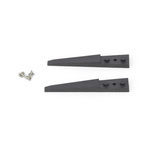 ideal-tek 40 mm, Carbon Fibre, Fine, Straight, Tweezer Tips