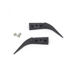 ideal-tek 30 mm, Carbon Fibre, Curved, Fine, Tweezer Tips