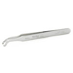 Weller 115 mm, Stainless Steel, Rounded, Tweezers