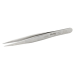 Weller Erem 120 mm, Stainless Steel, Pointed; Inside Serrated, Tweezers