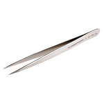 Lindstrom 120 mm, Stainless Steel, Rounded, ESD Tweezers