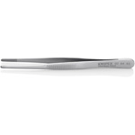 Knipex 120 mm, Stainless Steel, Serrated, Tweezer