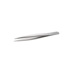 ideal-tek 120 mm, Stainless Steel, Flat; Rounded, Tweezers