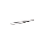 ideal-tek 110 mm, Stainless Steel, Short; Very Sharp, Tweezers
