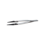 ideal-tek 130 mm, Stainless Steel; Plastic Tipped, Flat; Rounded, ESD Tweezers