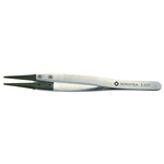 Bernstein 125 mm, Stainless Steel, Rounded, ESD Tweezers