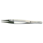 Bernstein 125 mm, Stainless Steel, Rounded, ESD Tweezers