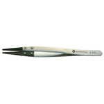 Bernstein 125 mm, Stainless Steel, Flat, ESD Tweezers
