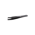 ideal-tek 115 mm, Carbon Steel, Flat; Rounded, ESD Tweezers