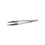 ideal-tek 130 mm, PEEK (Tip), Stainless Steel (Body), Flat; Rounded, ESD Tweezers