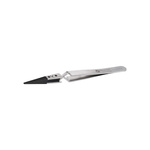 ideal-tek 130 mm, PA66/CF30 (Tip), Stainless Steel (Body), Flat; Rounded, ESD Tweezers