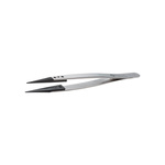 ideal-tek 130 mm, PA66/CF30 (Tip), Stainless Steel (Body), Flat; Rounded, ESD Tweezers