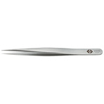 EUROSTAT 110 mm, Stainless Steel, ESD Tweezers