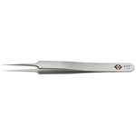 EUROSTAT 110 mm, Stainless Steel, ESD Tweezers