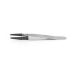 ideal-tek 130 mm, Stainless Steel, Flat, Straight, Tweezer