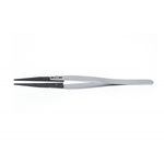 ideal-tek 130 mm, Stainless Steel, Flat, Straight, Tweezer