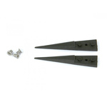 ideal-tek 40 mm, Carbon Fibre, Straight Fine, Tweezer Tips