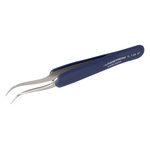 Lindstrom 122 mm, Stainless Steel, Bent, Tweezer
