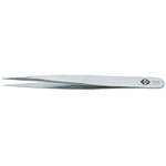 CK 130 mm, Stainless Steel, Fine, Straight, Tweezer