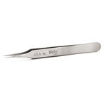 Weller Erem 110 mm, Stainless Steel, Pointed; Relieved, Tweezers