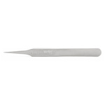 Weller Erem 115 mm, Stainless Steel, Pointed; Relieved, Tweezers