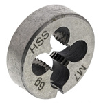 RS PRO Thread Die, M7 x 1mm Pitch, 13/16in od
