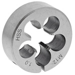 RS PRO Thread Die, M12 x 1mm Pitch, 1.31in od