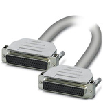 Phoenix Contact D-Sub 50-Pin to D-Sub 50-Pin Female Cable & Connector, 25 V ac, 60 V dc