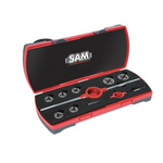 SAM 7-Piece Thread Tap & Die Set, M3 - M12 Dies
