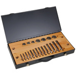 RS PRO 21-Piece HSS Thread Tap & Die Set, 1/4 in UNC - 3/4 in UNC Taps, 1/4 in UNC - 3/4 in UNC Dies