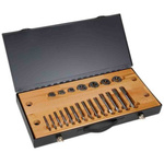 RS PRO 25-Piece HSS Thread Tap & Die Set, 1/4 in UNF - 3/4 in UNF Taps, 1/4 in UNF - 3/4 in UNF Dies