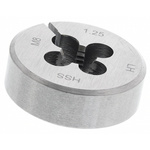 RS PRO Left Hand Thread Thread Die, M8 x 1.25mm Pitch, 33.33mm od