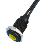 Oxley Yellow Indicator, Lead Wires Termination, 110 V ac, 10.2mm Mounting Hole Size
