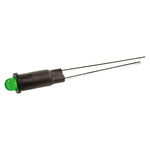 Marl Green Indicator, Lead Pins Termination, 2.8 V, 4.1mm Mounting Hole Size