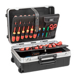 GT Line Aluminium Tool Case, with 2 Wheels, 453 x 197 x 332mm