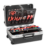 GT Line Aluminium Tool Case, with 2 Wheels, 453 x 197 x 332mm