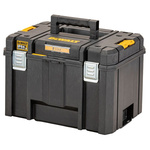 DeWALT TSTAK Deep Box Plastic Tool Box, 440 x 440 x 302mm