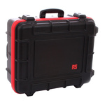 RS PRO Plastic Tool Case, with 2 Wheels, 560 x 460 x 195mm