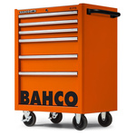 Bahco 6 drawer Stainless Steel (Top) Wheeled Tool Chest, 985mm x 677mm x 501mm