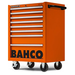 Bahco 8 drawer Stainless Steel (Top) Wheeled Tool Chest, 985mm x 677mm x 501mm