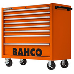 Bahco 8 drawer Stainless Steel (Top) Wheeled Tool Chest, 985mm x 1016mm x 501mm