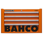 Bahco 4 drawer Stainless Steel (Top) Tool Chest, 419mm x 677mm x 501mm