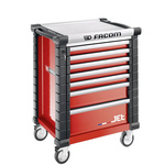 Facom 7 drawer Wheeled Tool Chest, 1005mm x 575mm x 814mm
