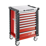 Facom 8 drawer Wheeled Tool Chest, 1005mm x 575mm x 814mm